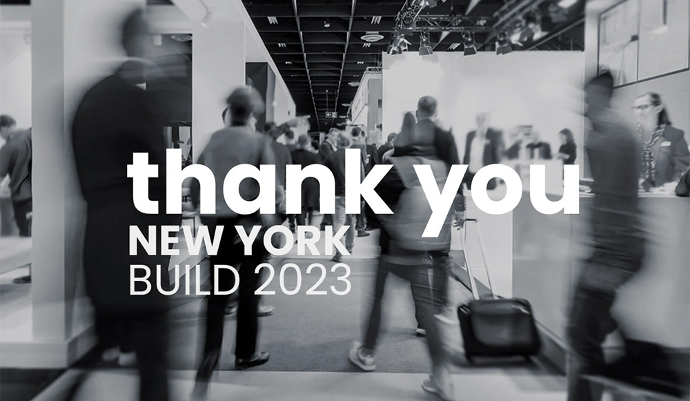 New York Build 2023.  Au début du mois de mars dernier, un salon mondial de la construction s'est tenu à New York, où de nombreux fabricants ont présenté leurs solutions d'avant-garde. Notre société y a également participé, présentant ses propositions uniques dans le domaine de la menuiserie.