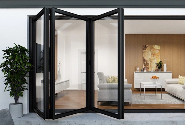 Baie vitrée DECALU 88 FOLDING DOORS – Promotion en couleurs BLACK, WHITE & ANTHRACITE