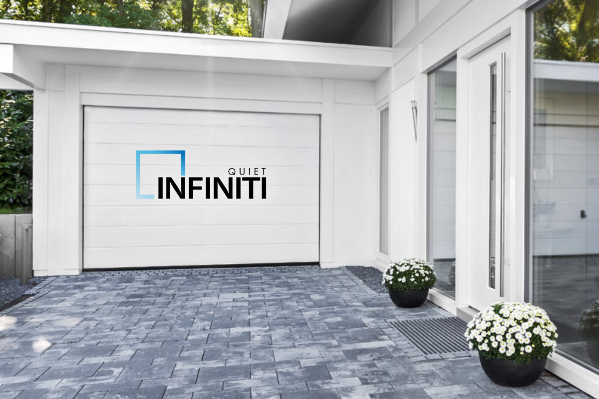 INFINITI sectional garage doors - offered as standard with the QUIET package!