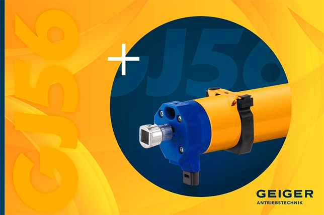 Geiger GJ56 – nouveau moteur de stores BSO