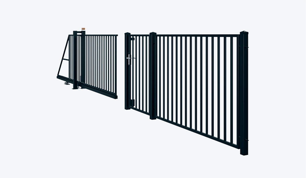 En réponse aux demandes des clients, notre offre est élargie par des clôtures en acier et en aluminium.