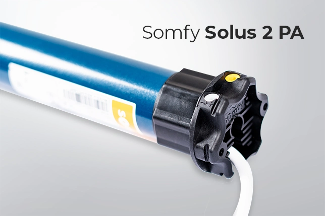 Solus 2 PA – nouveau moteur de volet roulant fiable et efficace
